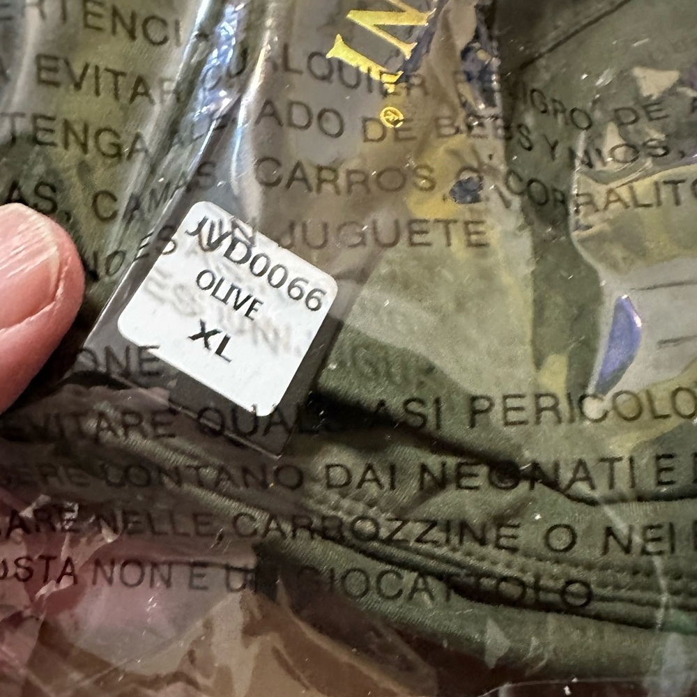 Ladies XL Jvini leggings new in plastic bag in Olive